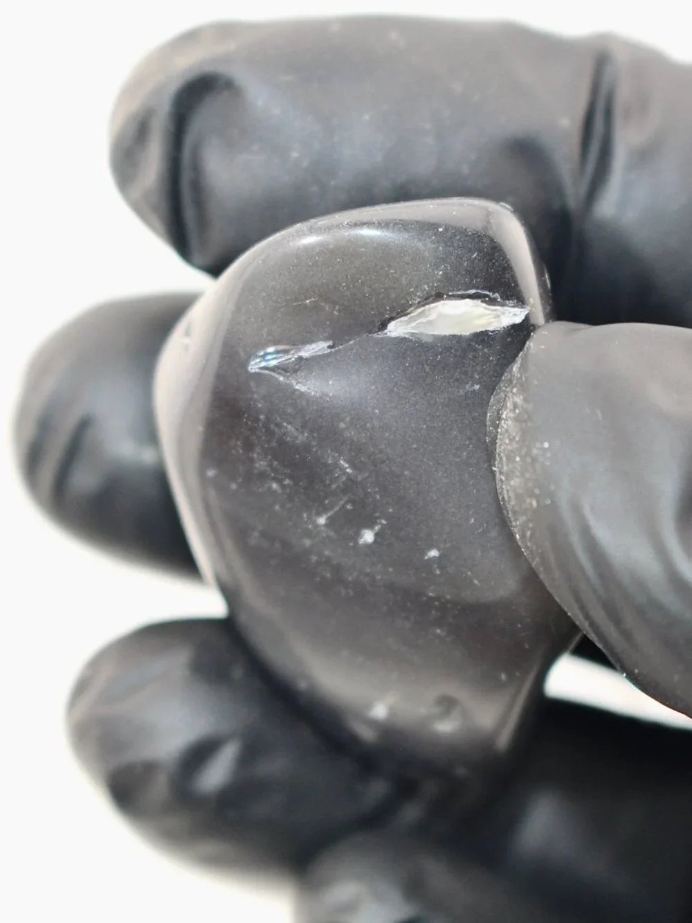 16.3g Old Stock Rainbow Obsidian Polished Davis Creek California Rare Stone Rock